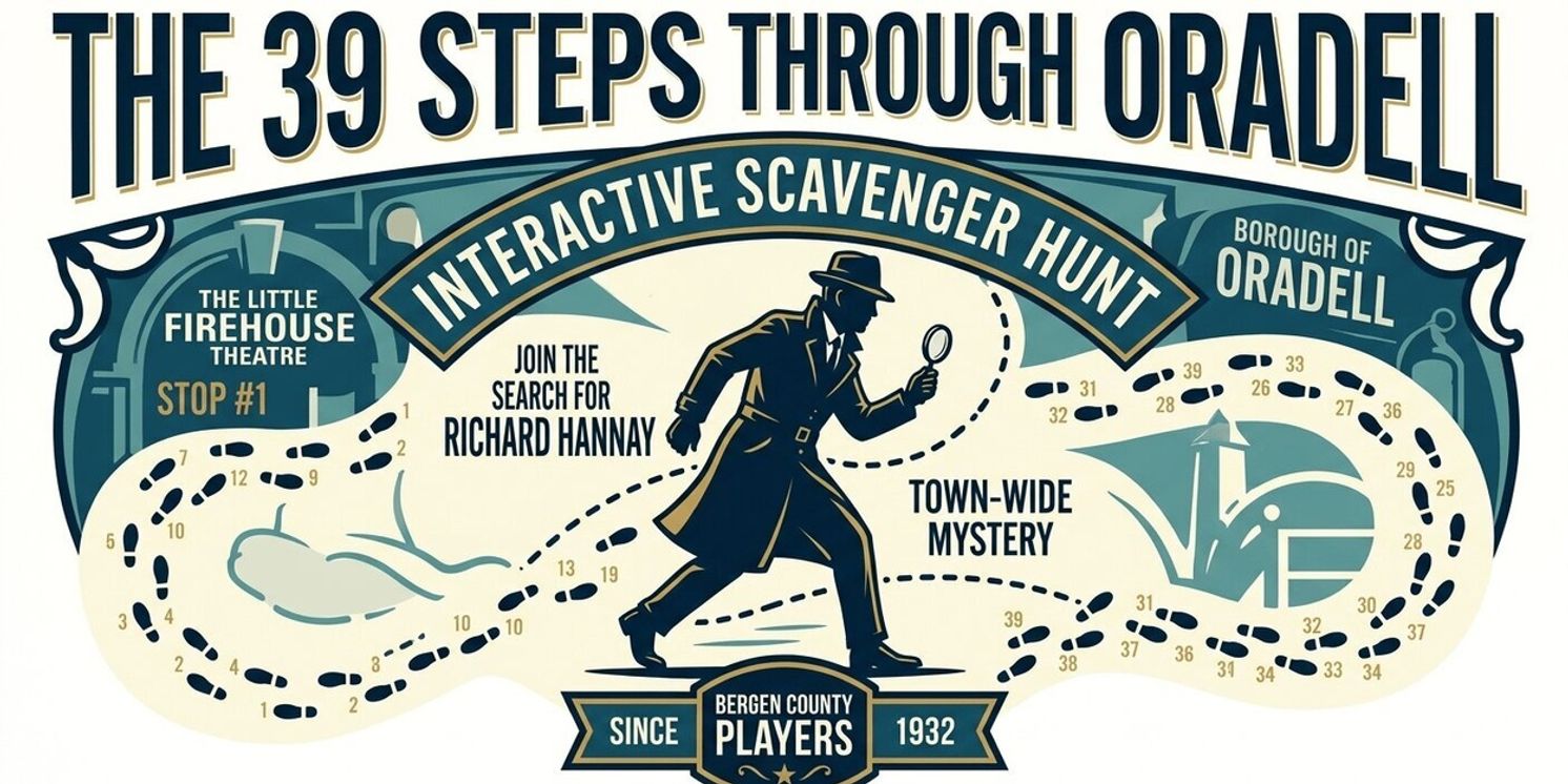 Bergen County Players to Launch Interactive Scavenger Hunt To Win Free Tickets to THE 39 STEPS  Image