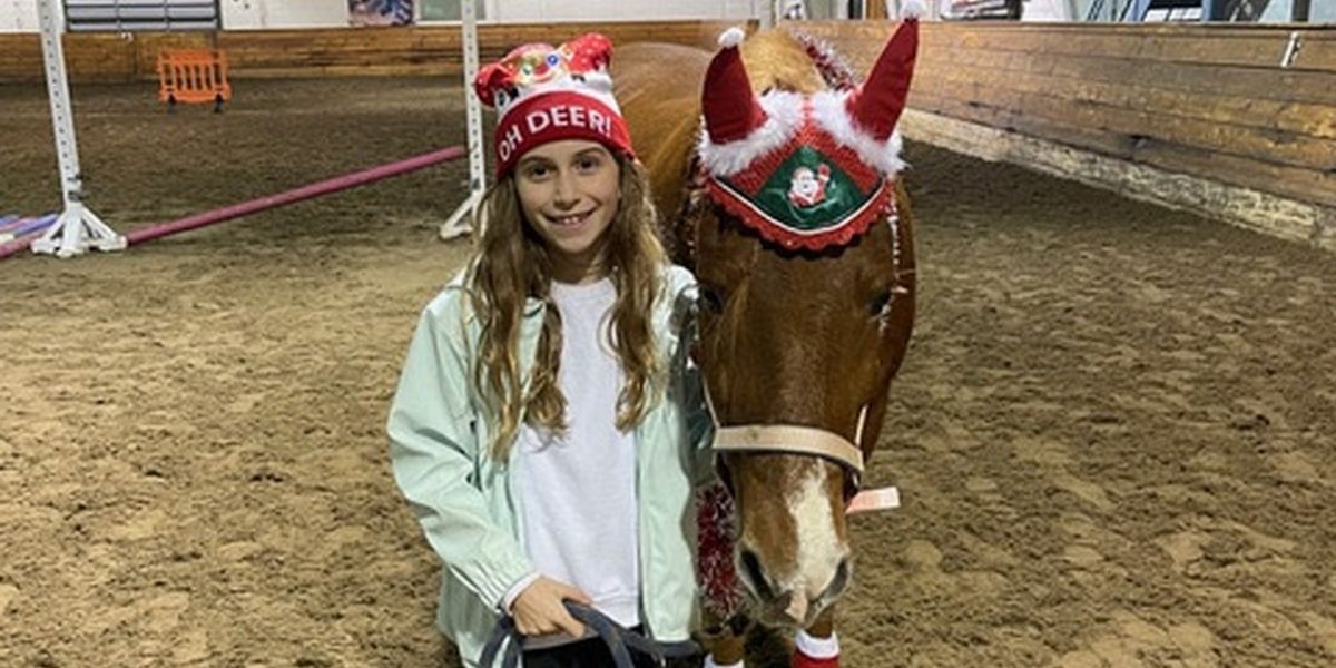 Bergen Equestrian Celebrates The Holidays With A Horse Parade