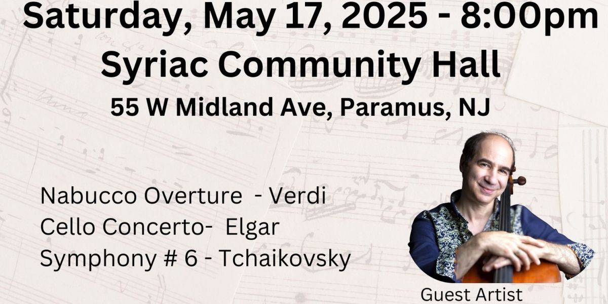 Bergen Philharmonic Orchestra Will Perform at Syriac Community Hall
