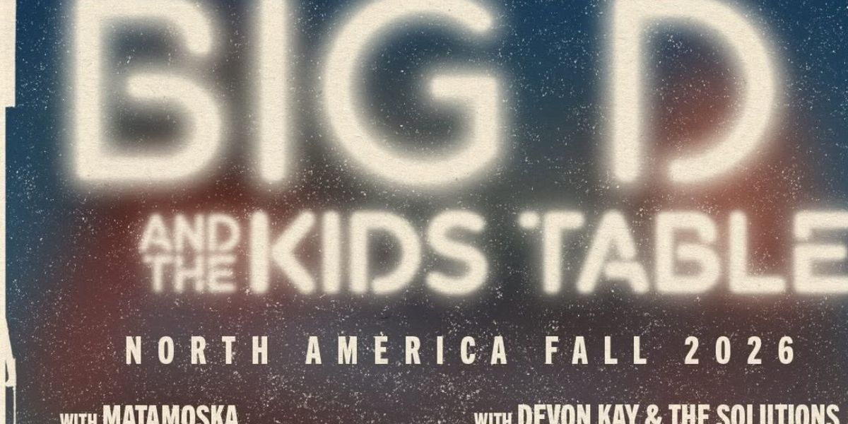 Big D and the Kids Table to Hit the Road in Support of New Album