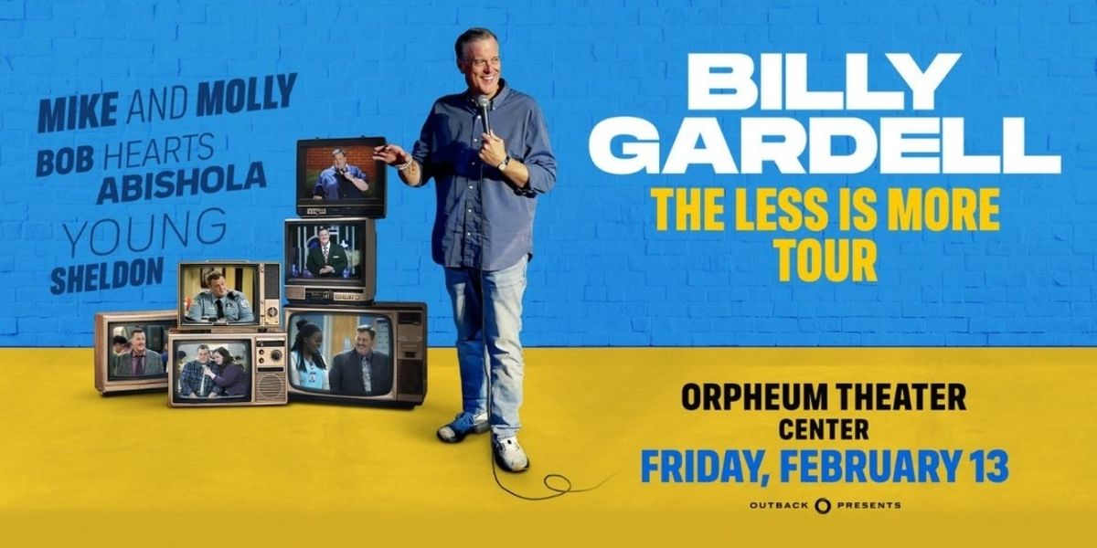 Billy Gardell Brings LESS IS MORE TOUR to the Orpheum Theater Center