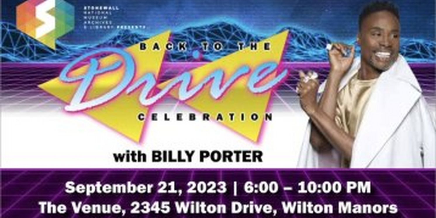 Billy Porter Joins Stonewall National Museum, Archives and Library's Celebration  Image