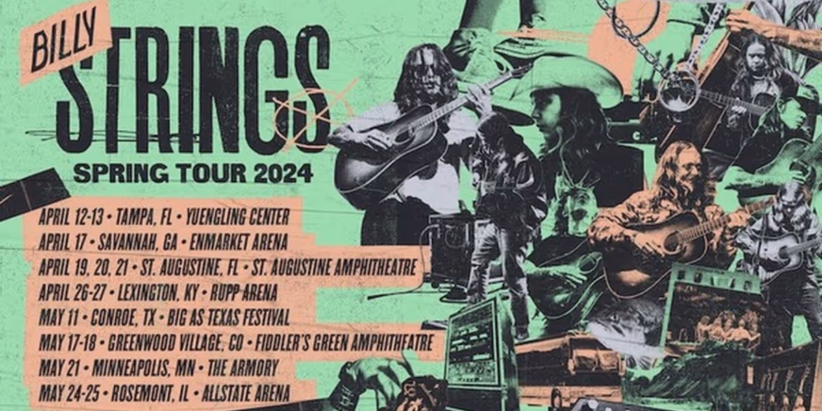 Billy Strings Confirms Spring Headline Tour Dates