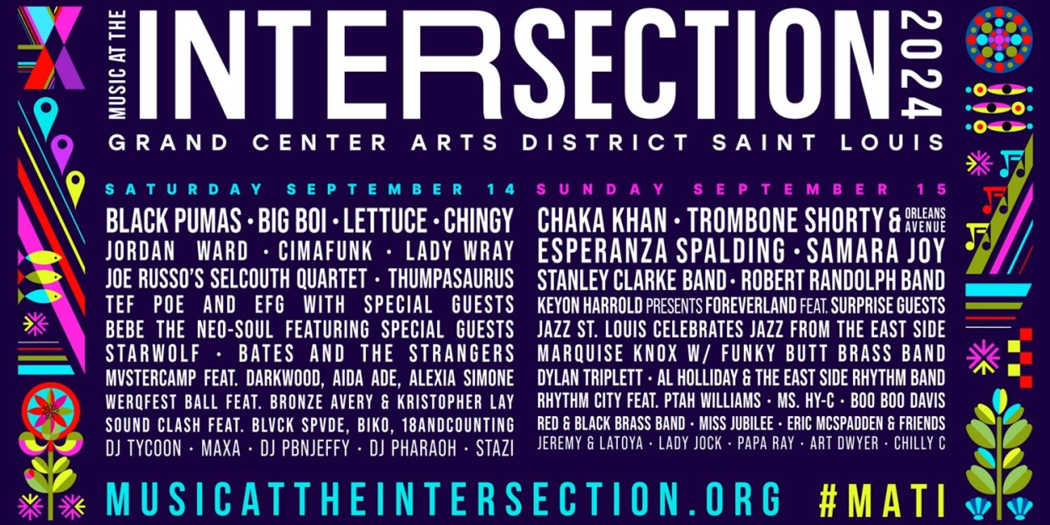 Black Pumas, Chaka Khan, Trombone Shorty And Big Boi To Headline 2024 Music At The Intersection Festival  Image