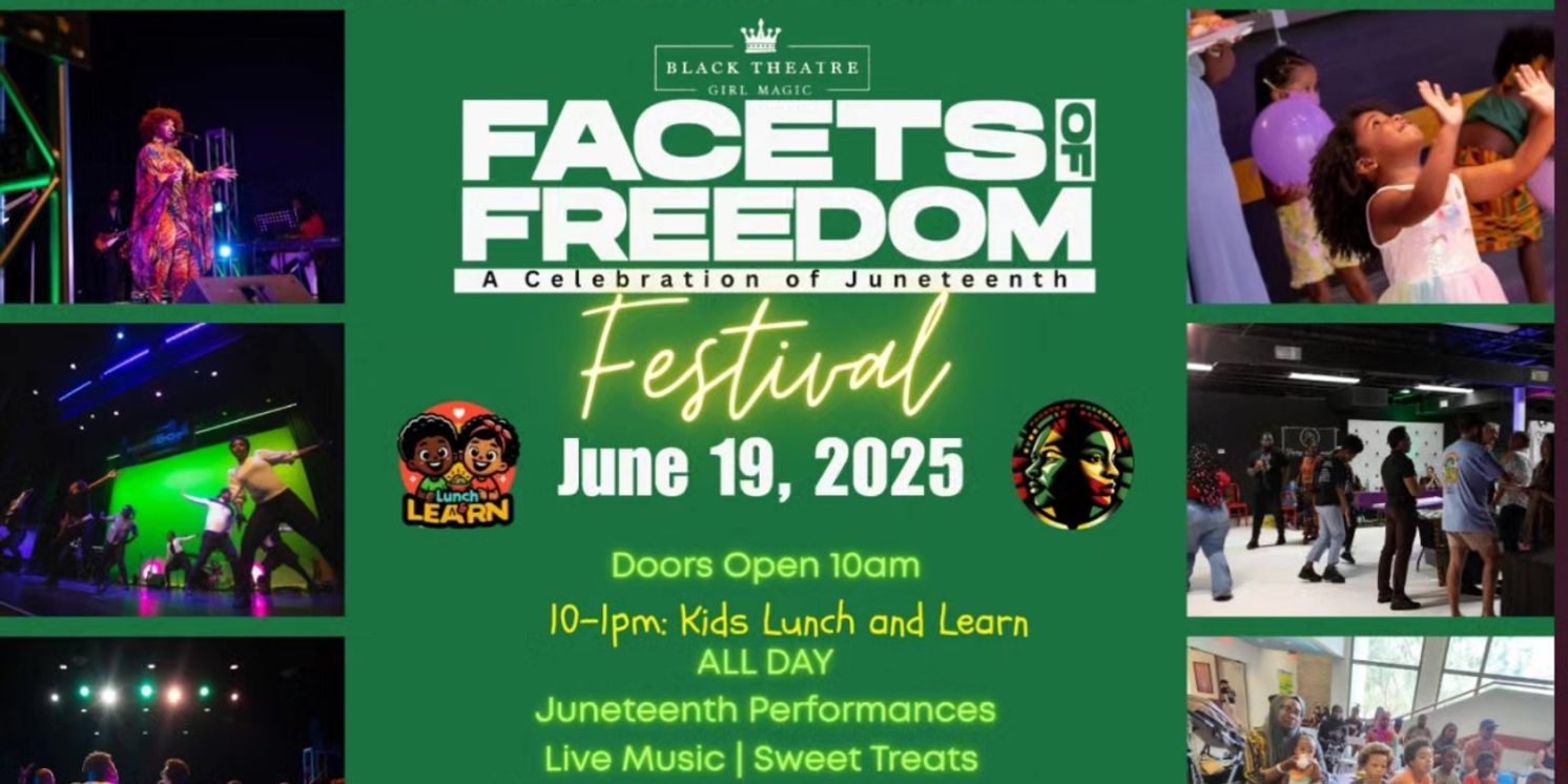 Black Theatre Girl Magic Hosts 5th Annual Facets of Freedom Festival at Orlando Family Stage  Image