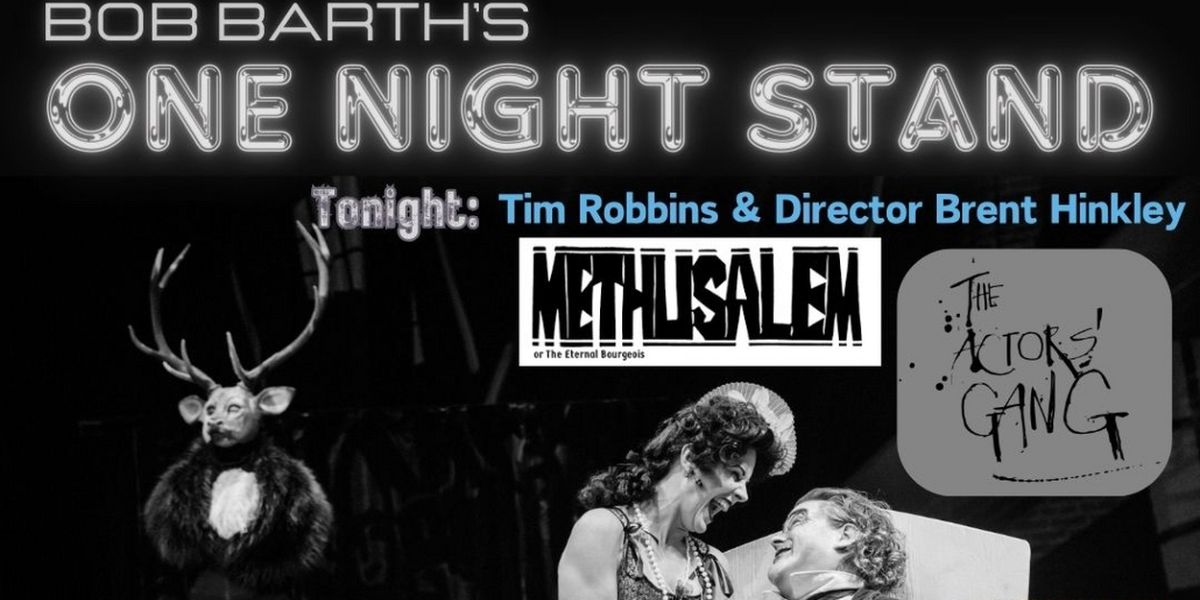 BOB BARTH'S ONE NIGHT STAND Returns with Tim Robbins, Brent Hinkley, Billie Marten, And More, November 2