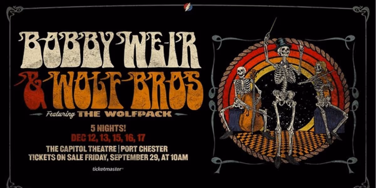 Bobby Weir & Wolf Bros Ft. The Wolfpack Announce Five Nights This December at the Capitol Theatre in New York