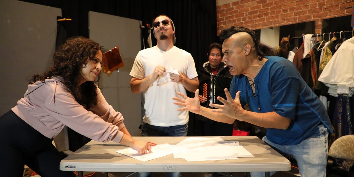 Borderlands Theater Presents BORDERLINE THEATRE CORDIALLY INVITES YOU TO AN IN PROCESS SHOWING OF ANTIGONA 3.0