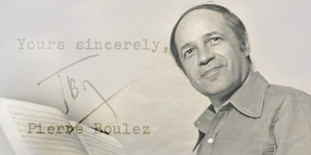 Boulez At 100: NY Phil Digital Archives Releases Thousands Of Pages Of Documents From Former Music Director's Tenure