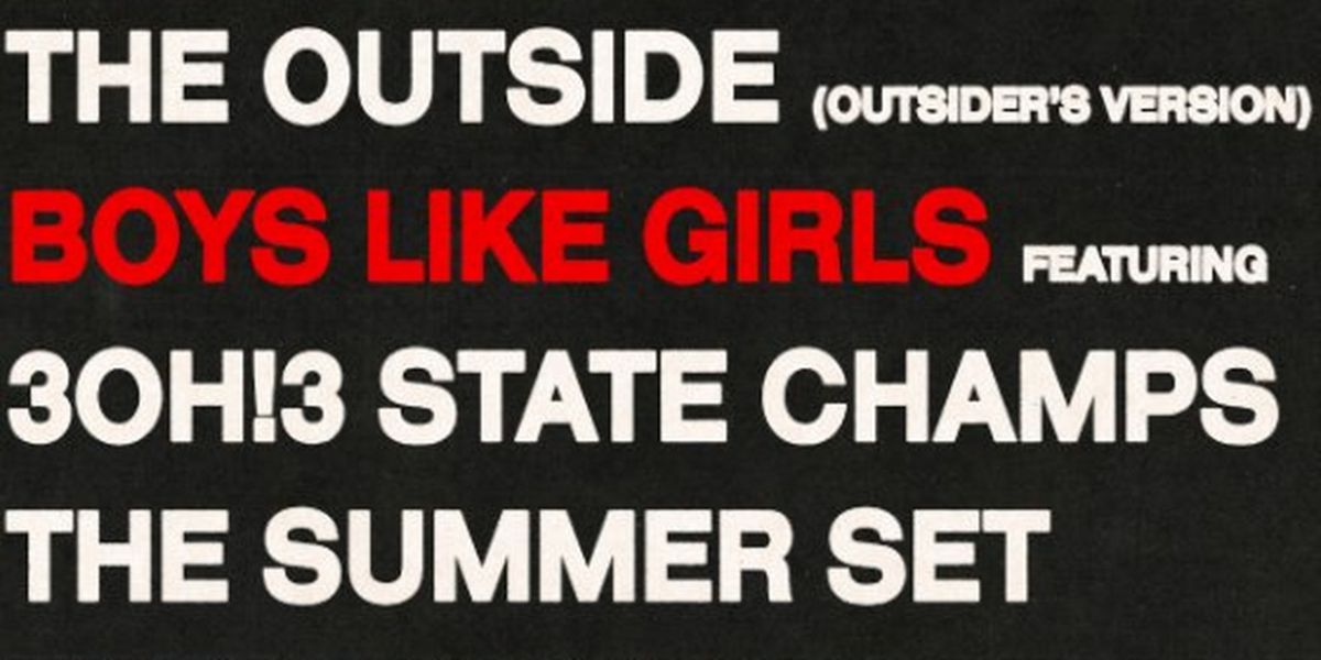 Boys Like Girls Share 'THE OUTSIDE (OUTSIDER'S VERSION)'