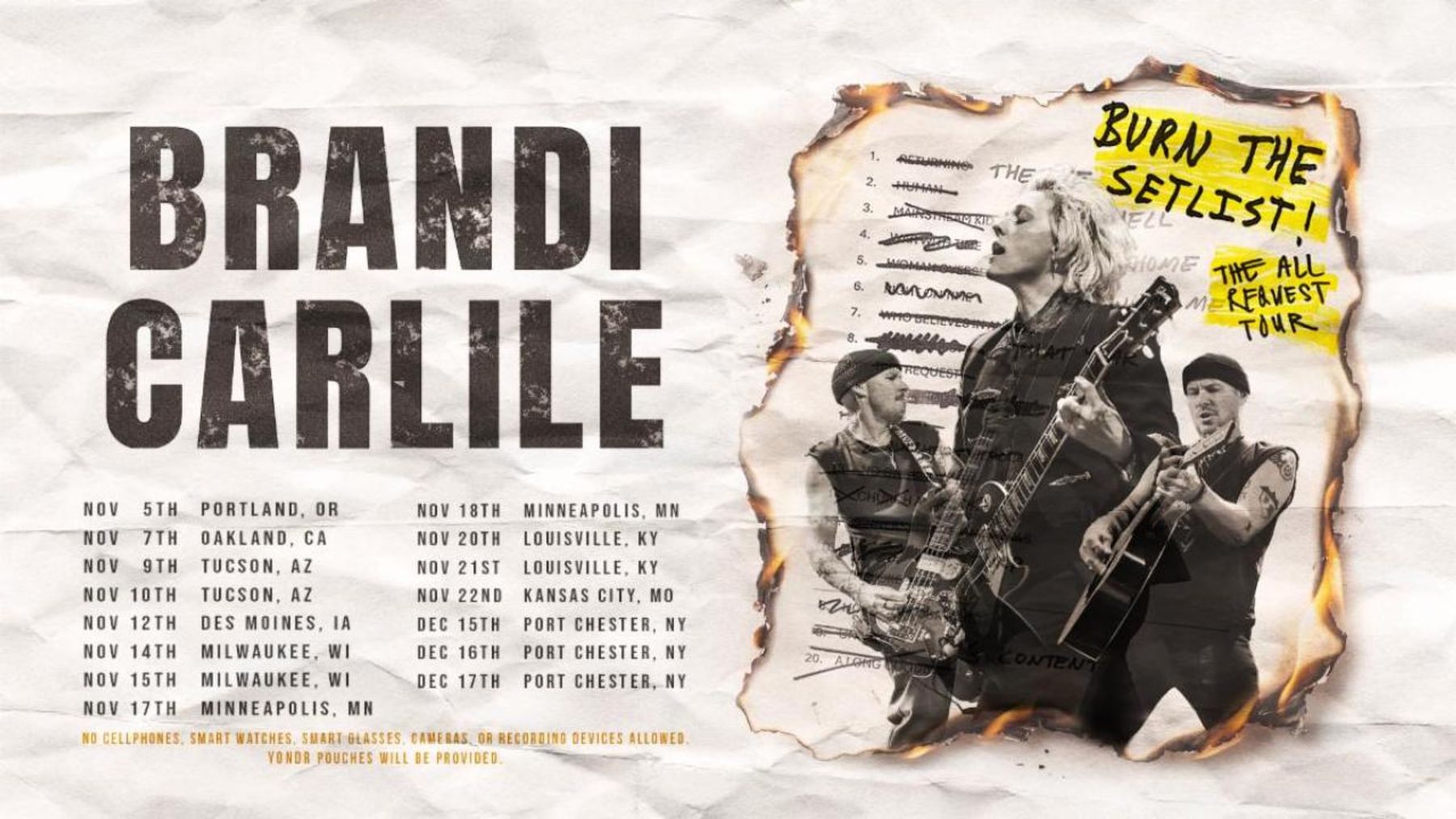 Brandi Carlile to Launch BURN THE SETLIST Tour Fall 2026