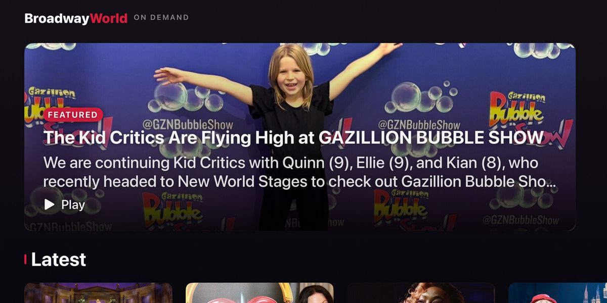 BroadwayWorld Unveils New Redesigned Website & On Demand TV Apps
