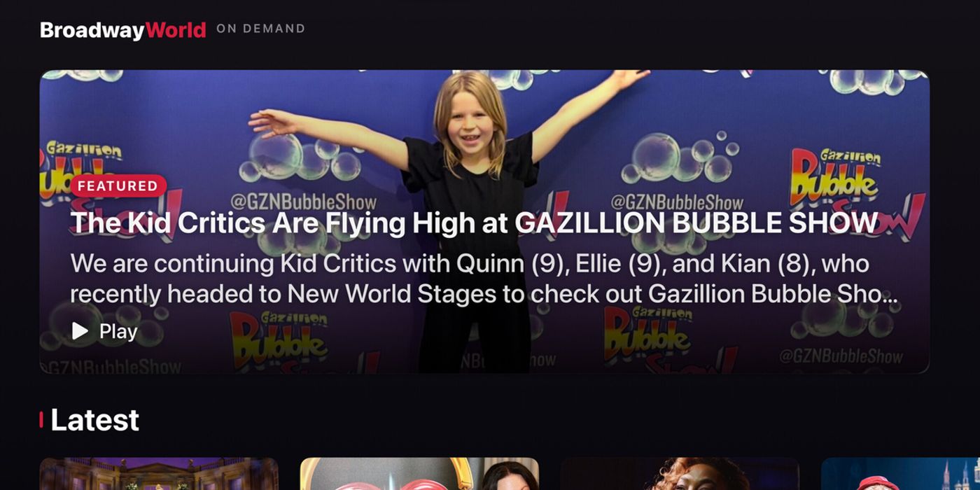 Wake Up With BroadwayWorld June 25, 2026 - BroadwayWorld Unveils New Redesigned Website & On Demand TV Apps and More Image