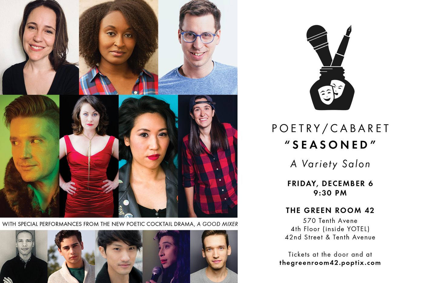 The Green Room 42 Will Present POETRY/CABARET: SEASONED The Green Room 42 Will Present POETRY/CABARET: SEASONED Image