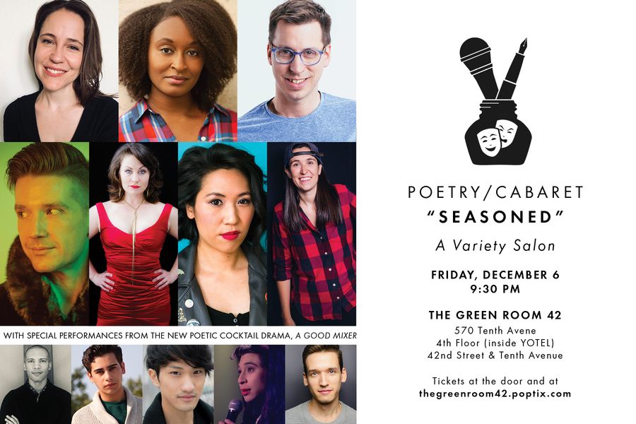 The Green Room 42 Will Present POETRY/CABARET: SEASONED Image