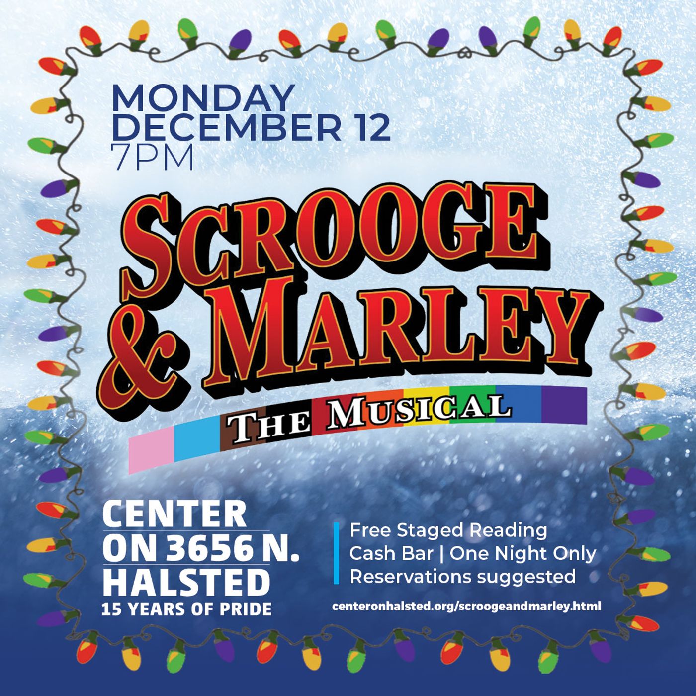 SCROOGE AND MARLEY: The Musical Comes to the Hoover-Leppen  Theatre Next Month  Image