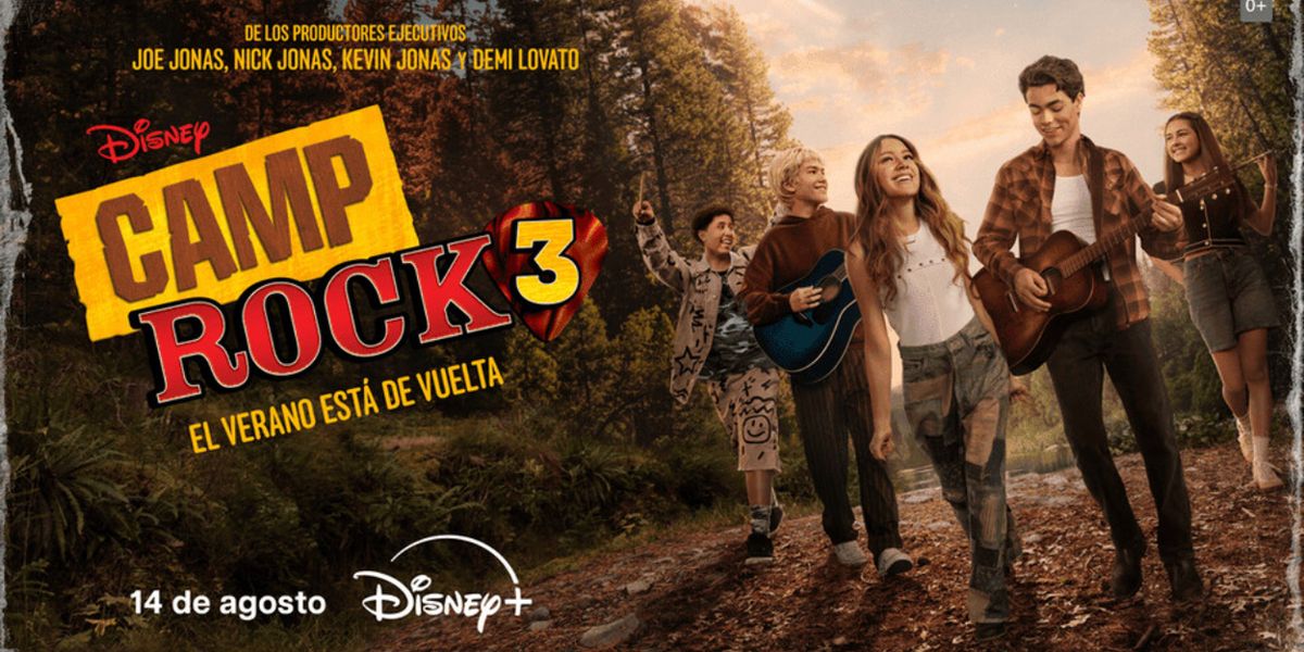 CAMP ROCK 3 regresa este verano con una nueva generación de artistas en Disney Channel y Disney+