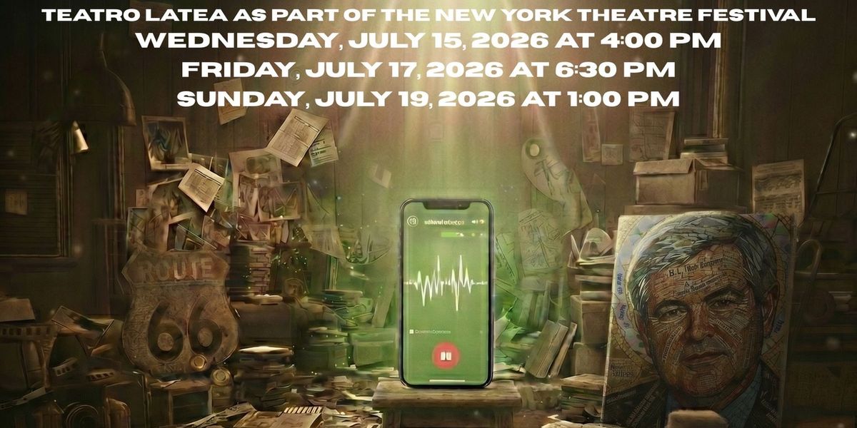 CANTO 250 to Make World Premiere at New York Theater Festival
