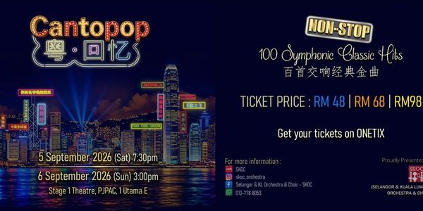 CANTOPOP NON-STOP 100 SYMPHONIC CLASSIC HITS Will Come to PJPAC in September
