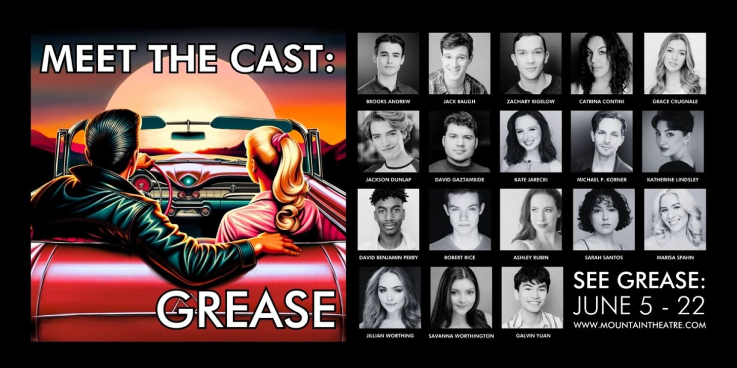 Cast Set for GREASE at Mountain Theatre Company in June  Image
