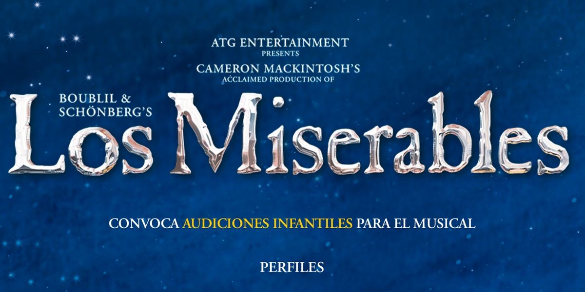 CASTING CALL: LOS MISERABLES convoca audiciones infantiles para su próximo estreno en Madrid