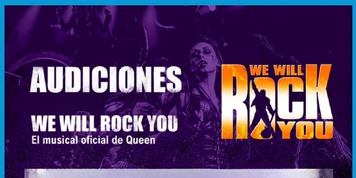 CASTING CALL: WE WILL ROCK YOU, EL MUSICAL, convoca audiciones de cara a su nueva temporada
