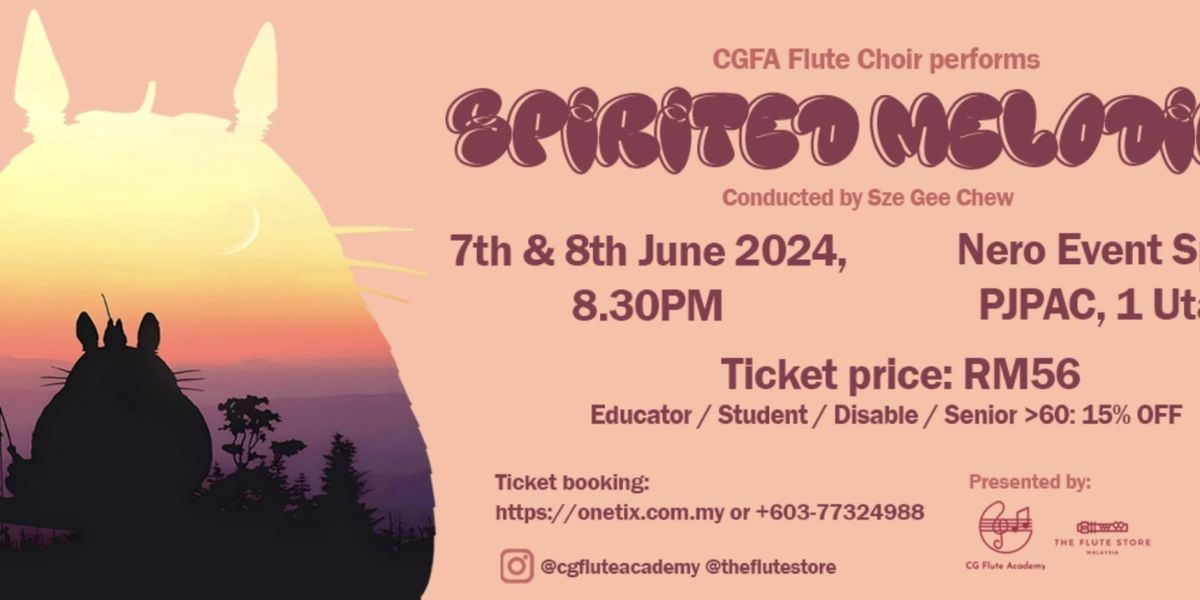 CGFA Flute Choir Will Perform SPIRITED MELODIES at PJPAC in June