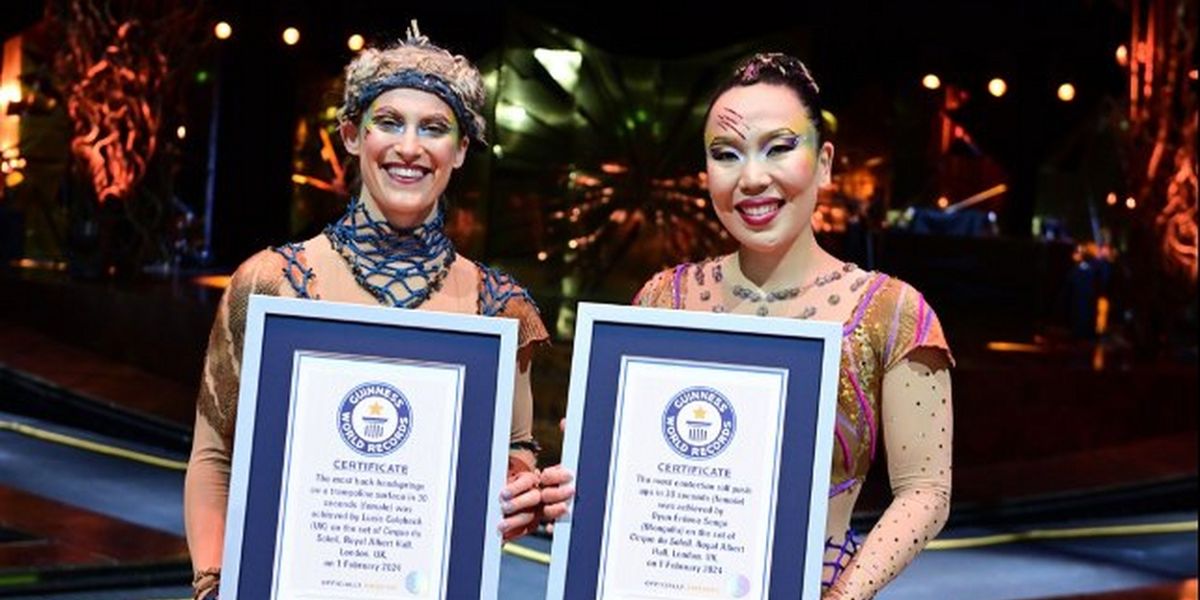 CIRQUE DU SOLEIL Stars Set Guinness World Records at the Royal Albert Hall