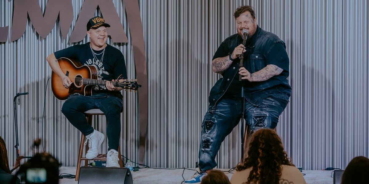 CMA Hosts Jelly Roll for a Performance at Its Nashville HQ