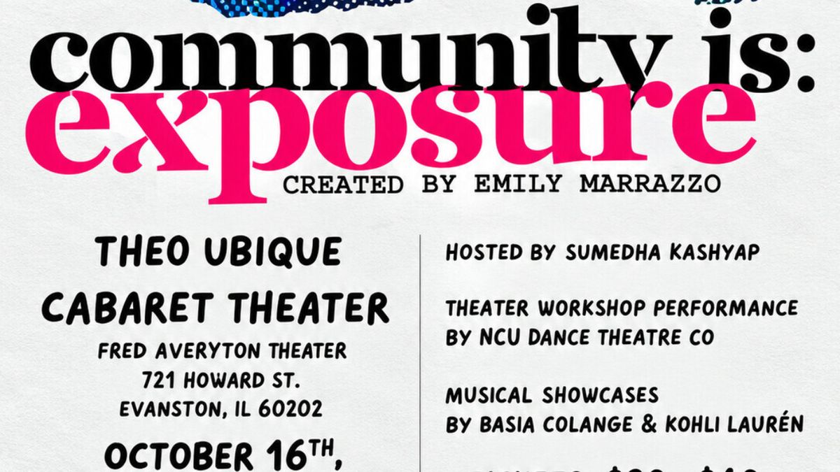 COMMUNITY IS EXPOSURE to Showcase New Theater at Theo Ubique