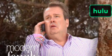 Cam Convinces Mitch to Rescue Their Favorite Tree in MODERN FAMILY Clip Photo