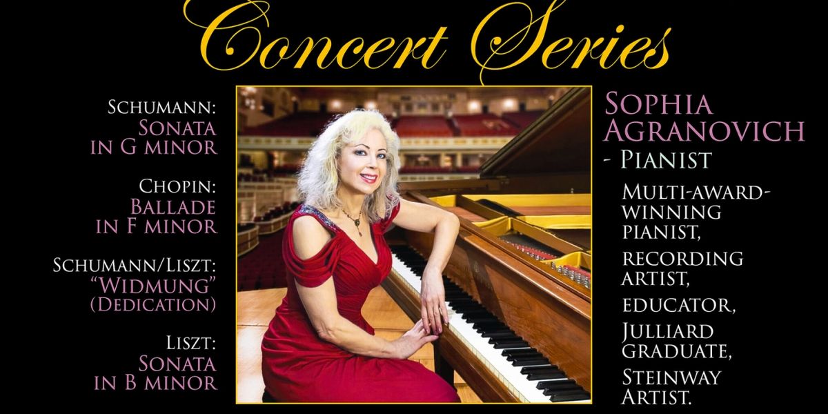 Multi-Award-Winning Virtuoso Pianist Sophia Agranovich To Perform In Candlelit Concert