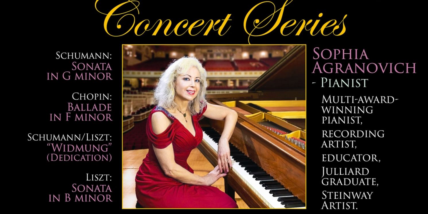 Multi-Award-Winning Virtuoso Pianist Sophia Agranovich To Perform In Candlelit Concert  Image