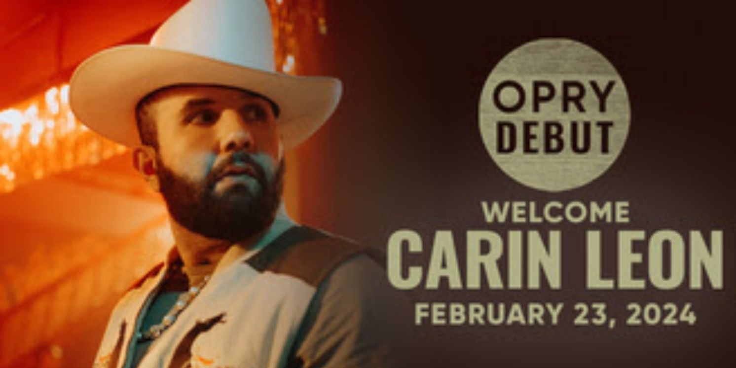 Carín León Makes Grand Ole Opry Debut Next Week  Image
