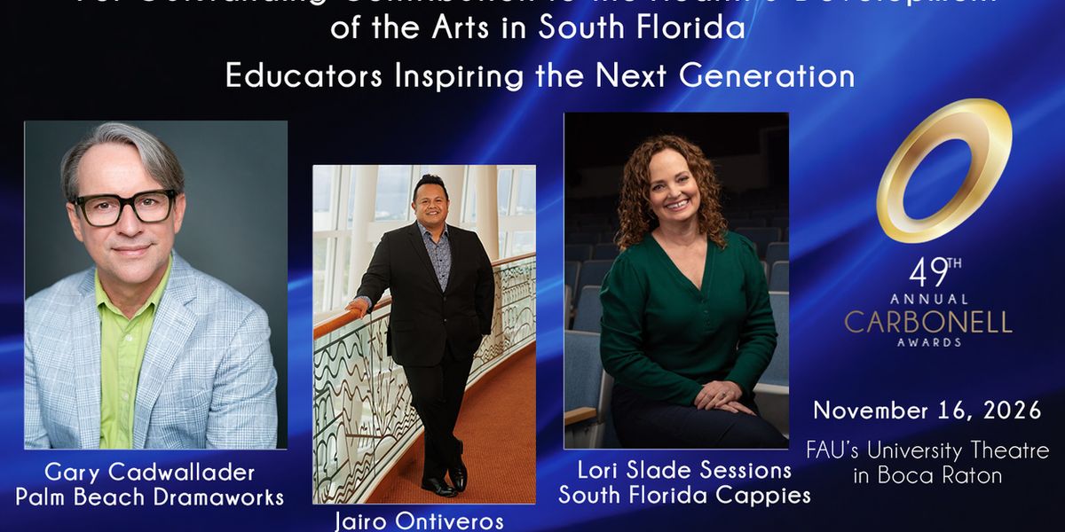 Carbonell Awards Names Three Educators Winners of Howard Kleinberg Award