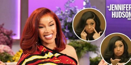 Cardi B Jokes About Her Court Case Memes, Then Sings 'Spotlight' With Jennifer Hudson Photo