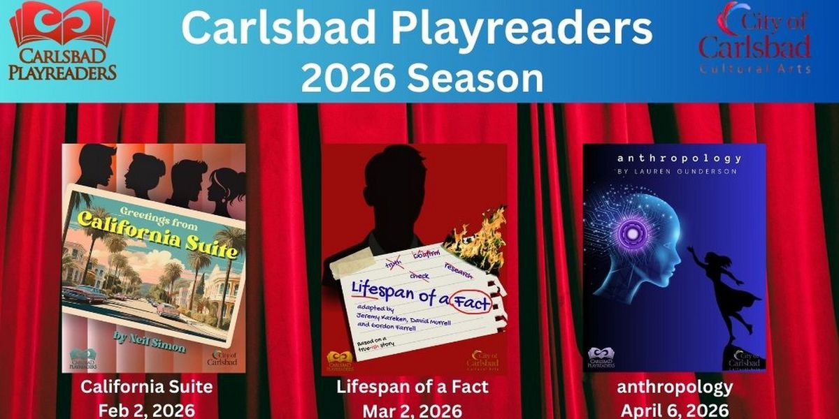 THE LIFESPAN OF A FACT And More Set for Carlsbad Playreaders 2026 Season