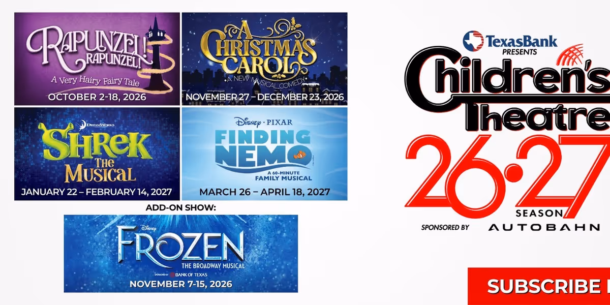 Casa Mañana Reveals 2026-27 Children's Theatre Season Lineup