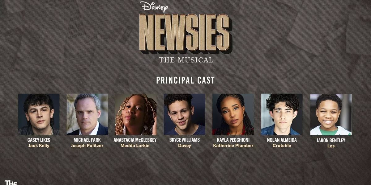 Casey Likes, Michael Park, Anastacia McCleskey, and More Will Lead NEWSIES at The Muny