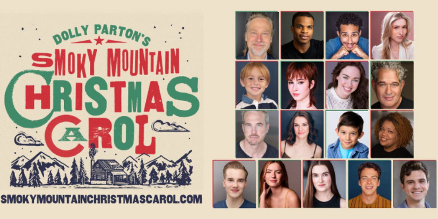 Cast And Band Set for DOLLY PARTON'S SMOKY MOUNTAIN CHRISTMAS CAROL 2025 National Tour  Image
