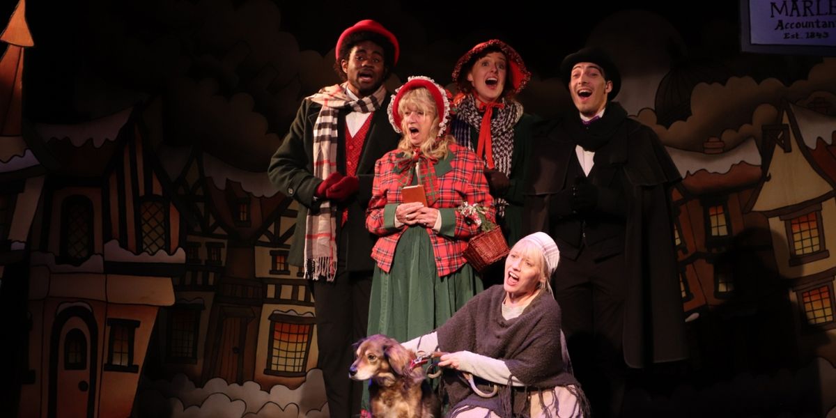 Cast Set for A CHRISTMAS CAROL THE MUSICAL Off-Broadway at the Players Theatre