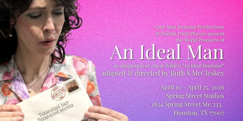 Cast Set For AN IDEAL MAN at Cone Man Running Productions Photo