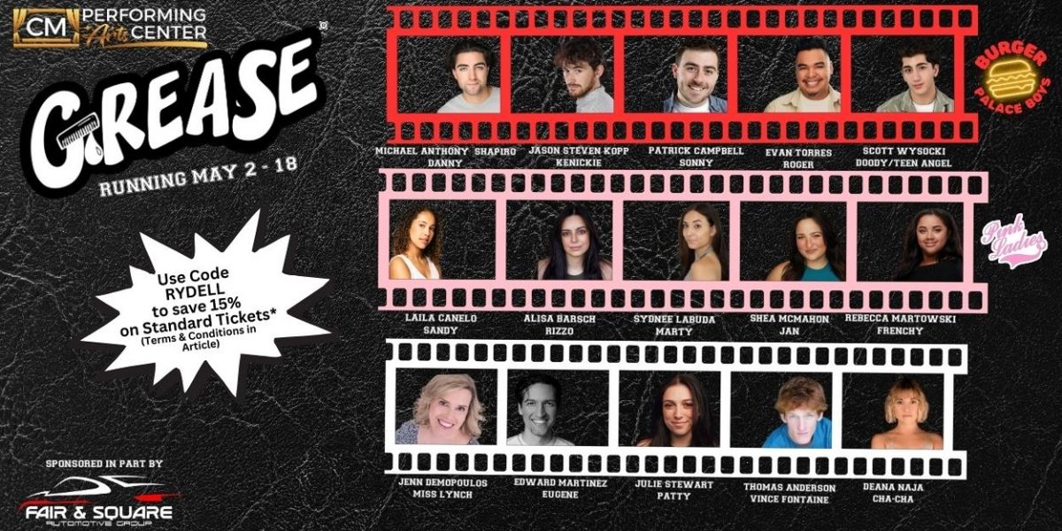 Cast Set For GREASE At The CM Performing Arts Center