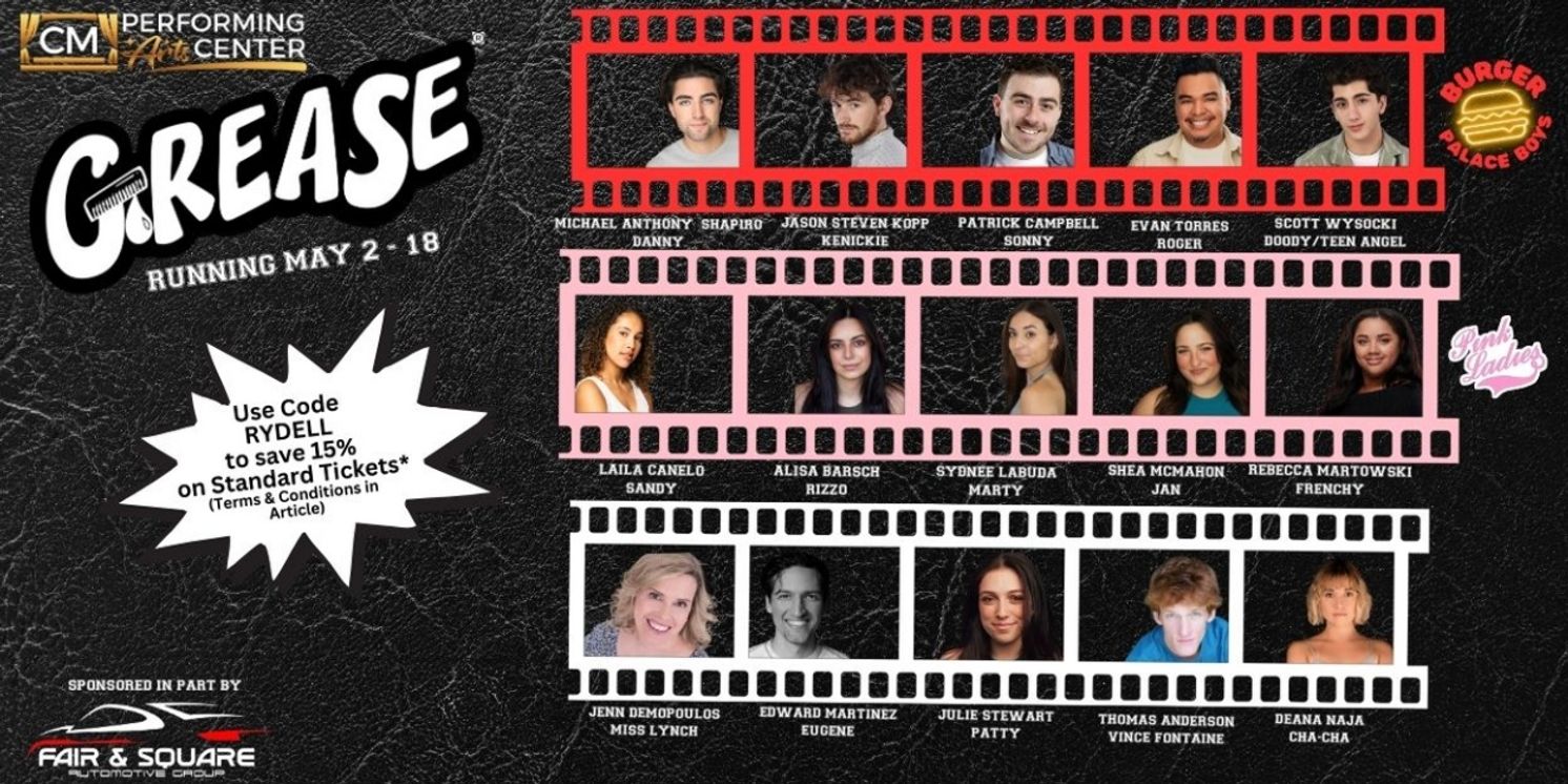 Cast Set For GREASE At The CM Performing Arts Center  Image