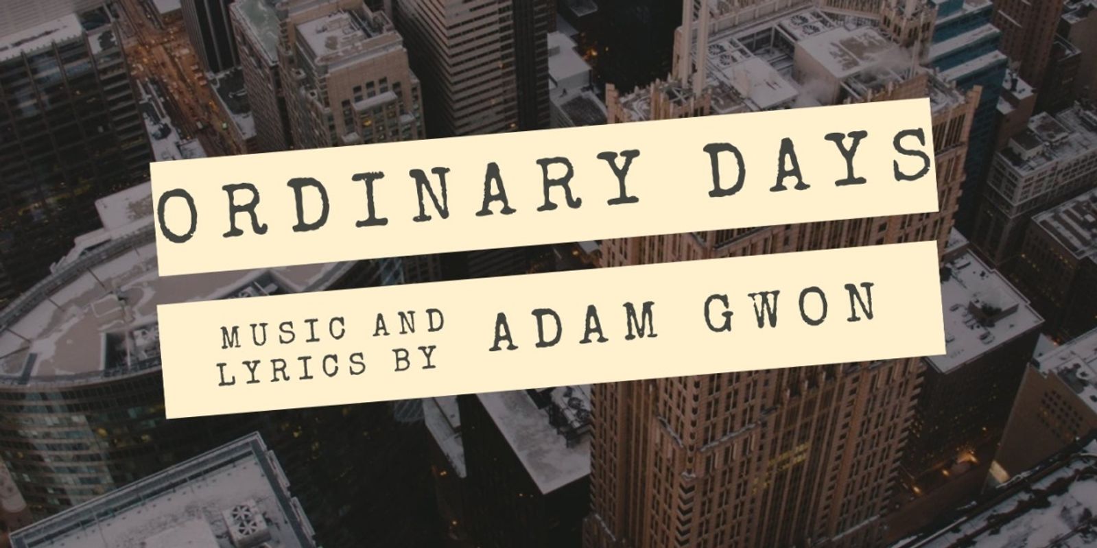 Cast Announced for ORDINARY DAYS at Under St. Marks