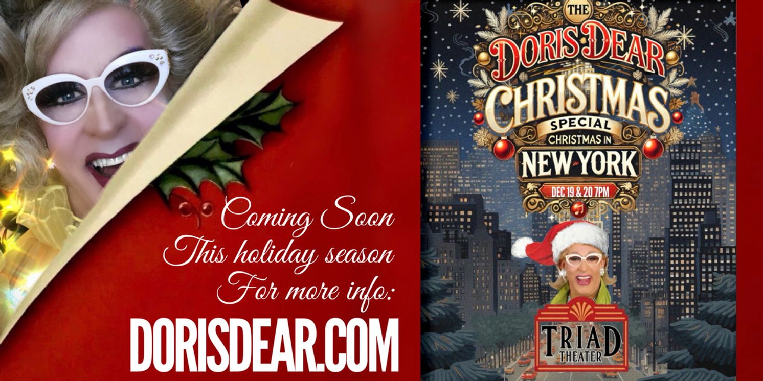 Cast Set For 11th Annual Doris Dear Christmas Special: CHRISTMAS IN NEW YORK  Image