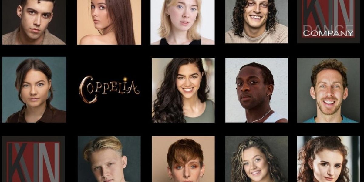 Cast Set For COPPELIA at the Darlington Hippodrome