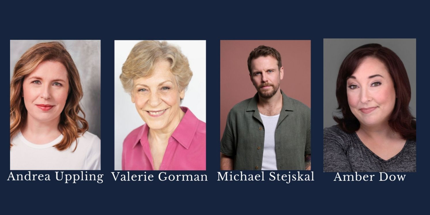 Cast Set For FOUR PLACES at 4 Chairs Theatre  Image