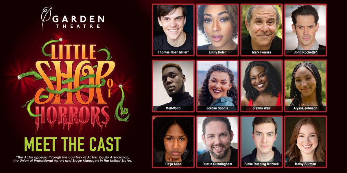 Cast Set For Garden Theatre's LITTLE SHOP OF HORRORS