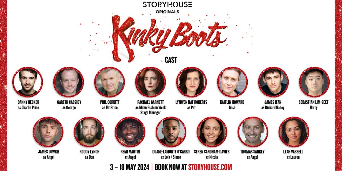 Cast Set For KINKY BOOTS at Storyhouse